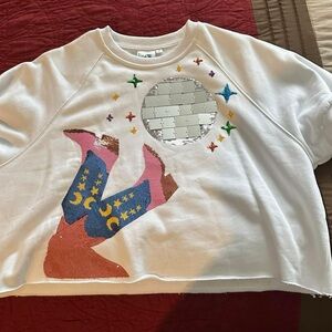 Queen of Sparkles Disco Boots. NWT. Size Small.